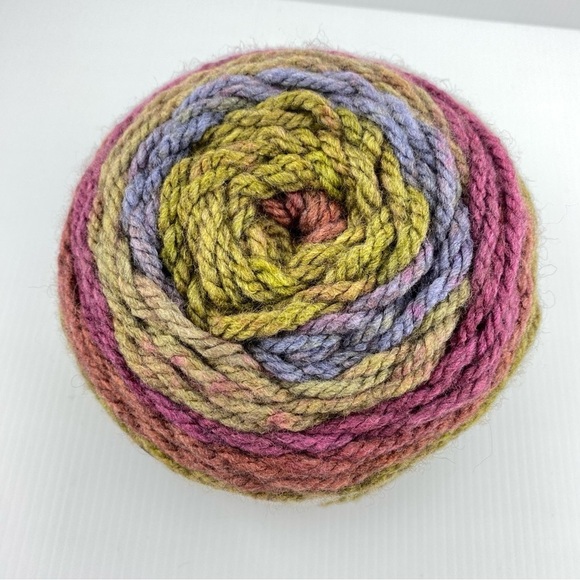 Caron Tea Cakes Yarn Super Bulky Spice Cider Acrylic Wool Blend - Picture 2 of 5
